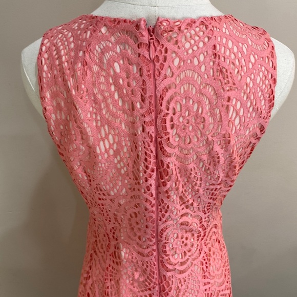Eva Mendes Pink Lace Valentines Dress size 8 - Picture 4 of 7